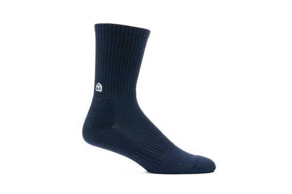 Unisex - Show-Offs Crew Sock - Navy For Cheap - Image 4