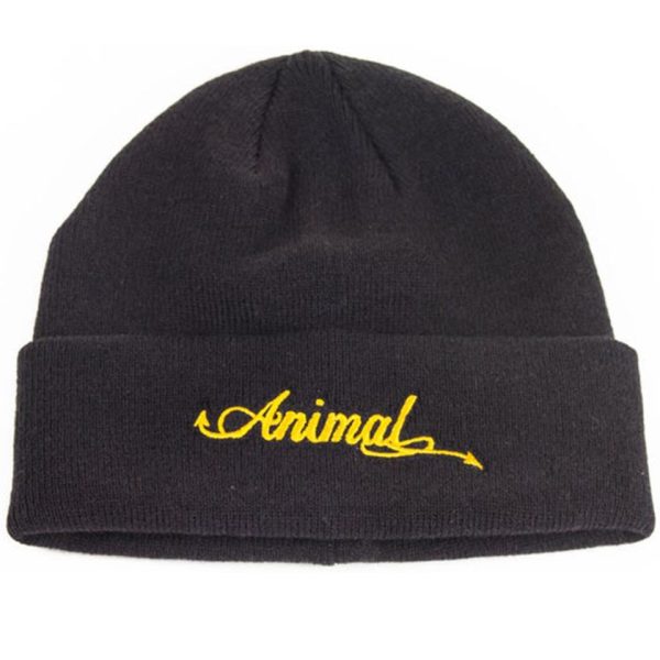 Animal Tails Beanie - Black on Sale
